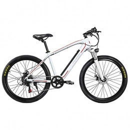 Qinmo Electric Mountain Bike Qinmo Electric mountain bike, removable large-capacity lithium-ion battery (48V 350W), 27-speed gear, front and rear hydraulic disc brakes