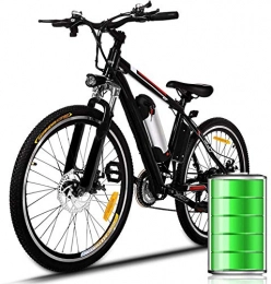 QLHQWE 26 inch Wheel Electric Bike Aluminum Alloy 36V 8AH Lithium Battery Mountain Cycling Bicycle, Shimano 21-speed
