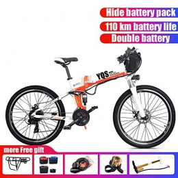 Qnlly Electric Mountain Bike Qnlly Electric Bike High Speed 110KM Built-in Lithium Battery Ebike 26inch Off Road Electric Mountain Bike Full Suspension