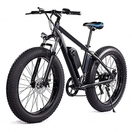 QTQZ Multi-purpose Adult and Teen Electric Bike Snow Bicycle 26" Fat Tire Bike 500W 48V/12.5AH Battery E-Bike Moped Aviation Aluminum Alloy Frame 3 Riding Modes for Outdoor Cycling Travel Work Out