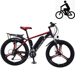 QYL Electric Mountain Bike QYL Mountain Electric Bike, 36V 8A Removable Large Capacity Lithium-Ion Battery, Folding Double Shock Absorption Bicycle Disc Brakes, A, 13Ah