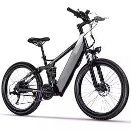 RASHIV Bike RASHIV Electric Bike for Adults, Electric Mountain Bike, 26AH Large-capacity Battery, 40-45 Power Per Hour, 5-speed Adjustment, Load 150KG