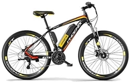 RDJM Electric Mountain Bike RDJM Ebikes, 26.5 Inch Electric Bicycle 250W Mountain Bike 36V Waterproof And Dustproof Lithium-ion Battery For Outdoor Cycling Travel Work Out (Color : Yellow)
