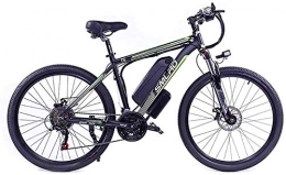 RDJM Electric Mountain Bike RDJM Ebikes, 26 In Electric Bike for Adult 48V10AH350W High Capacity Lithium Battery with Battery Lock 27 Speed Mountain Bicycle with LCD Instrument and LED Headlights Commute E-bike