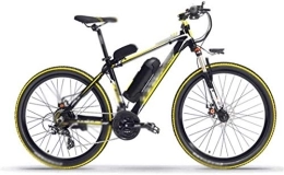 RDJM Bike RDJM Ebikes, 26 inch Electric Bikes Bike Bicycle, 48V / 10A Lithium battery power Bikes Outdoor Cycling Travel Work Adult (Color : Yellow)