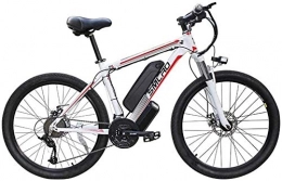 RDJM Electric Mountain Bike RDJM Ebikes, 26 Inch Electric Mountain Bike, 48V 10Ah 350W Removable Lithium-ion Battery, Magnesium Alloy Cycling Bike, Used for Men's Outdoor Cycling Travel and Commuting