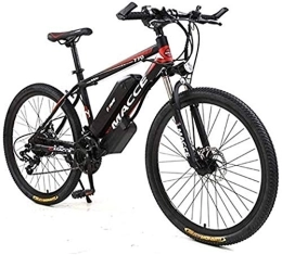 RDJM Electric Mountain Bike RDJM Ebikes, 26 inch Electric Mountain Bike, Aluminum Alloy Electric Bike with 36v 8AH 250W Lithium ion Battery Dual disc Brakes, 21 Speed for Men's Outdoor Cycling Travel