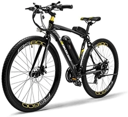 RDJM Electric Mountain Bike RDJM Ebikes, Adult 26 Inch Electric Mountain Bike, 300W36V Removable Lithium Battery Electric Bicycle, 21 Speed, With LCD Display Instrument (Color : C, Size : 10AH)