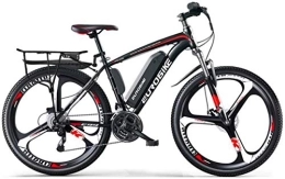 RDJM Electric Mountain Bike RDJM Ebikes, Adult 26 Inch Electric Mountain Bike, 36V Lithium Battery, 27 Speed High-Carbon Steel Offroad Electric Bicycle (Color : B, Size : 40KM)