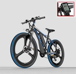 RDJM Bike RDJM Ebikes, Adult 26 Inch Electric Mountain Bike, 48V Lithium Battery Electric Bicycle, With anti-theft alarm / fixed-speed cruise / 5-gear assist / 21 Speed (Color : D)