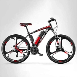 RDJM Electric Mountain Bike RDJM Ebikes, Adult 26 Inch Mountain Electric Bike Mens, 27 speed Off-Road Electric Bicycle, 250W Electric Bikes, 36V Lithium Battery, Magnesium Alloy Integrated Wheels (Color : A, Size : 8AH)