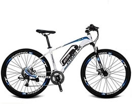 RDJM Electric Mountain Bike RDJM Ebikes, Adult 27.5 Inch Electric Mountain Bike, 36V Lithium Battery Aluminum Alloy Electric Bicycle, LCD Display-Rear frame-Phone holder-Chain oil (Color : C, Size : 100KM)
