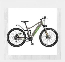 RDJM Electric Mountain Bike RDJM Ebikes, Adult 27.5 Inch Electric Mountain Bike, All-terrain Suspension Aluminum alloy Electric Bicycle 7 Speed, With Multifunction LCD Display (Color : B, Size : 100KM)