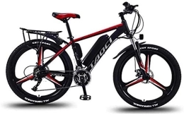 RDJM Electric Mountain Bike RDJM Ebikes, Adult Electric Mountain Bikes, 36V Lithium Battery Aluminum Alloy, Multi-Function LCD Display 26 Inch Electric Bicycle, 30 Speed (Color : A, Size : 8AH)
