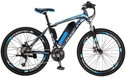 RDJM Electric Mountain Bike RDJM Ebikes, Adult Mountain Electric Bikes, 36V Lithium Battery High-Strength High-Carbon Steel Frame Offroad Electric Bicycle, 27 speed (Color : B, Size : 13.6AH)