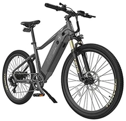 RDJM Electric Mountain Bike RDJM Electric Bike, 26 Inch Electric Mountain Bike for Adult with 48V 10Ah Lithium Ion Battery / 250W DC Motor, 7S Variable Speed System, Lightweight Aluminum Alloy Frame (Color : Grey)
