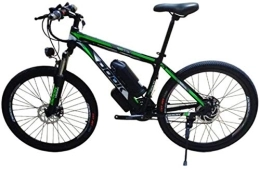 RDJM Electric Mountain Bike RDJM Electric Bike, 26 Inch Mountain Electric Bicycle 36V250W8AH Aluminum Alloy Variable Speed Dual Disc Brake 5-Speed Off-Road Battery Assisted Bicycle Load 150Kg, Green