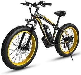 RDJM Electric Mountain Bike RDJM Electric Bike, Adult 26 Inch Electric Mountain Bike, 48V Lithium Battery Aluminum Alloy 18.5 Inch Frame 27 Speed Electric Snow Bicycle, With LCD Display (Color : B, Size : 10AH)