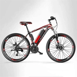 RDJM Electric Mountain Bike RDJM Electric Bike, Adult Mens Mountain Electric Bike, 250W Electric Bikes, 27 speed Off-Road Electric Bicycle, 36V Lithium Battery, 26 Inch Wheels (Color : A, Size : 10AH)
