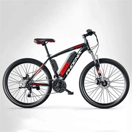 RDJM Electric Mountain Bike RDJM Electric Bike, Adult Mens Mountain Electric Bike, 250W Electric Bikes, 27 speed Off-Road Electric Bicycle, 36V Lithium Battery, 26 Inch Wheels (Color : B, Size : 8AH)