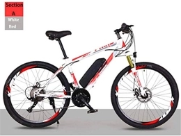 RDJM Bike RDJM Electric Bike, Adult Off-Road Electric Bicycle, 26'' Electric Mountain Bike with Removable Lithium-Ion Battery 21 / 27 Variable Speed Lithium Battery Beach Cruiser for Adults