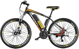 RDJM Bike RDJM Electric Bike, Bikes for Adult, 26" Magnesium Alloy Ebikes Bicycles, 250W 36V 8 / 10 / 14Ah Removable Lithium-Ion Battery Mountain Ebike for Mens (Color : Yellow, Size : 120KM)