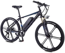 RDJM Bike RDJM Electric Bike, Electric Mountain Bike, 350W 26" Adults Urban E-Bike Removable Lithium Battery 27 Speed Dual Disc Brakes Aluminum Alloy Frame Unisex (Color : Black, Size : 10AH)