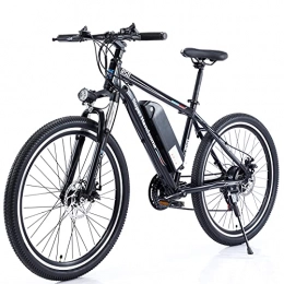 Rstar Electric Mountain Bike Rstar Electric Bikewith 26" Tire Electric Mountain Bikes 350W Motor, 21 Speed Gears, Removable 48V 10.5AH Lithium-Ion Battery E-Bike for Adult Men Women