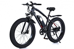 Rstar Electric Mountain Bike Rstar Electric Snow Bike Waterproof Electric Snow Bike 26" 4.0 Fat Tire 500W 48V Removable Battery with Professional 7 Speed Speed Brushless Motor