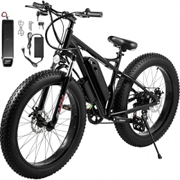 RuBao Electric Mountain Bike RuBao Adult Electric Bike, Electric Bicycle 15 Mph with Removable 48V 10.4AH Lithium-Ion Battery 350W Motor 21 Speed Gear, Electric Moped for Mountain Trail and Commuting