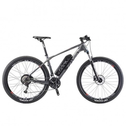 SAVA Electric Mountain Bike SAVA Knight3.0 Carbon Fiber e Bike 27.5 inch Electric Mountain Bike Pedal-Assist MTB Pedelec Bicycle with Shimano ALTUS M2000 27 Speed and Removable 36V / 13Ah Samsung Li-ion Battery