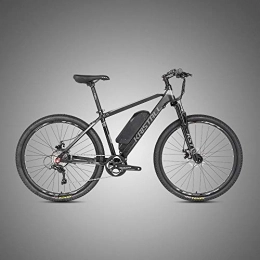 SChenLN Electric Mountain Bike SChenLN 27.5 inch travel bicycle, adult power bicycle, 36V lithium battery, suitable for work, outdoor outing, fitness exercise-Black gray_27.5 * 15.5 inch