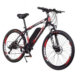 SFSGH Electric Mountain Bike SFSGH Electric bicycle 26 inches, with 36v 8ah battery, with front fork suspension and lighting, off-road tire disc brake mountain bike