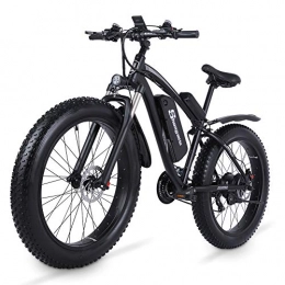 Shengmilo Electric Mountain Bike Shengmilo 26 Inch Fat Tire Electric Bike 48V 1000W Motor Snow Electric Bicycle with Shimano 21 Speed Mountain Electric Bicycle Pedal Assist Lithium Battery Hydraulic Disc Brake(MX02S)