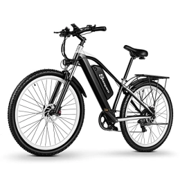 Shengmilo Bike Shengmilo Electric Mountain Bike for Adults 29'' E Bike, Electric Bicycle with Removable 48V / 17Ah Lithium Battery, Hydraulic Brake, 7-Speed and Dual Shock Absorber, M90