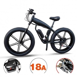 Shiyajun Electric Mountain Bike Shiyajun 30-speed lithium battery big tire 4.0 thick and wide tire electric bicycle adult mountain off-road snow-powered bicycle-30 speed 26 inches -10