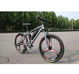 SHJR Electric Mountain Bike SHJR 26Inch Adult Mountain Electric Bike, 36V Removable Lithium Battery, With Multifunction LCD Display E-Bikes, Magnesium Alloy Integrated Wheels, B, 10AH