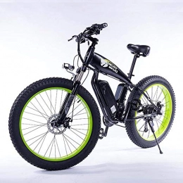 StAuoPK Electric Mountain Bike StAuoPK The New 48v 15AH Lithium Battery Electric Bicycle, 26 Inch 350W Fat Tire Lightweight Folding Motorcycle, Snowmobile, C