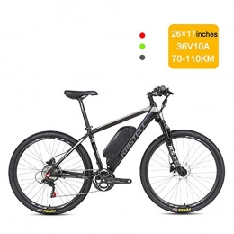Super-ZS Bike Super-ZS Electric Mountain Bike, 36V10A Lithium Battery 26-inch 17-inch Lightweight Aluminum Alloy Frame Outdoor Travel Electric Booster Off-road Bicycle