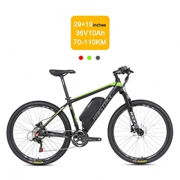 Super-ZS Electric Mountain Bike Super-ZS Electric Mountain Bike, 36V10Ah Lithium Battery 29 Inch 19 Inch Lightweight Aluminum Alloy Frame Outdoor Travel Adult Electric Assisted Off-road Bicycle