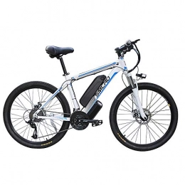 Tanamy Electric Mountain Bike for Adult, 26" 350W City Commuter 21 Speed Gear Bicycles with 48V 13AH Large Capacity Removable Lithium-Ion Battery for Men Women