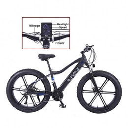 TANCEQI Electric Mountain Bike TANCEQI Electric Bicycle 26'' Bike Mountain for Adult with Large Capacity Lithium-Ion Battery 36V 350W 10Ah Battery Capacity And Three Working Modes, Black