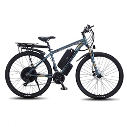 TAOCI Bike TAOCI Electric Bike for Adult, Mountain Bike, Magnesium Alloy Ebikes Bicycles All Terrain, 29" 48V 1000W Removable Lithium-Ion Battery Bicycle Ebike for Outdoor Cycling Travel Work Out (gray)