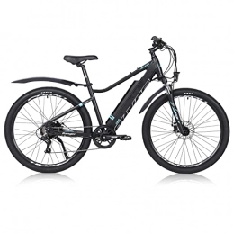 TAOCI Bike TAOCI Electric Mountain Bike 250W, 27.5” E-Bike, E-MTB Bicycle, 36V 12.5Ah Removable Lithium Battery, Shimano 7-Speed Gear Electric Bike for Adults Commute