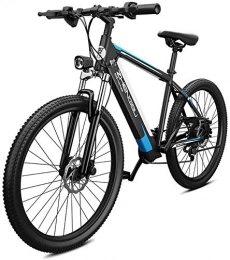 PARTAS Electric Mountain Bike Travel Convenience A Healthy Trip Electric Mountain Bikes For Adult, Magnesium Alloy 26" 48V 400W Removable Lithium-Ion Battery Bicycle Ebike, For Outdoor Cycling Travel Work Out ( Color : Black )