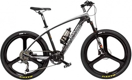 TYT Bike TYT Electric Mountain Bike S600 26 inch Power Assist E-Bike 400W 36V Removable Battery Carbon Fiber Frame Hydraulic Disc Brake Torque Sensor Pedal Assist Mountain Bike (Black White, 6.8Ah + 1 Spare B