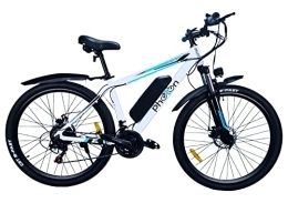 Unison Global Electric bike 27.5 inch wheel, 17 inch frame, 36v10Ah Battery, powerful motor, easy to ride (Grey and Orange)