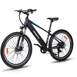 victagen Bike Victagen Electric bicycle, 27.5" Electric Bike Adults, Mountain Electric Bike, 36V / 8Ah Lithium Battery, Shimano 7-Speed 250W Motor 30 km / h, Suspension Fork with Lock, Tektro Dual Disc Brakes (Black)