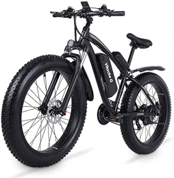 Vikzche Q Electric Mountain Bike Vikzche Q 26 Inch Fat Tire Electric Bike 1000W Motor Snow Electric Bicycle with Shimano 21 Speed Mountain Electric Bicycle, 48V 17Ah Removable Battery Hydraulic Disc Brake(MX02S)