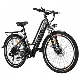 Vivi Bike Vivi 250W Electric Bike Adult Electric Mountain Bike, 26" Electric Bicycle 15Mph with 8AH Lithium-Ion Battery, Professional 7 Speed Gears